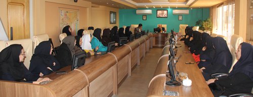 دیدار مهندس عسکری با کارکنان اداری خانم به مناسبت ولادت حضرت فاطمه (س)