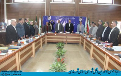 چهلمین جلسه شورای اسلامی شهر ساری با حضور اصحاب رسانه