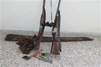 دستگیری شکارچیان غیر مجاز قبل از هرگونهه تعرض به حیات وحش توسط مامورین حفاظت محیط زیست شهرستان جیرفت