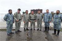 جمع آوری تورهای غیرمجاز ماهیگیری ازسطح رودخانه های چالوس و فریدونکنار