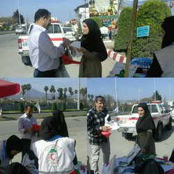 کیسه زباله بین گردشگران نوروزی توزیع شد