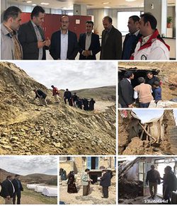 مشارکت سازمان نظام مهندسی ساختمان استان قزوین در امداد رسانی به سیل زدگان