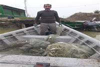 جمع آوری بیش ازیکصد رشته تورماهیگیری درشهرهای بهشهر و بابلسر