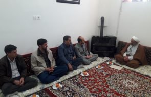 دیدار مدیر امور آبفار زاوه با نماینده ولی فقیه و امام جمعه این شهرستان