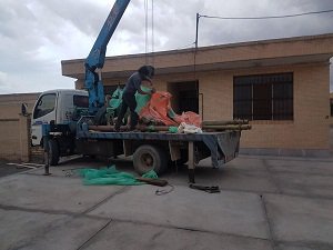 توقیف دستگاه حفاری غیرمجاز در شهرستان بردسیر