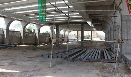 پیشرفت ۸۰ درصدی فاز دوم پروژه مسقف سازی گلزار شهدای وادی رحمت