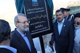 سد نسر در تربت‌حیدریه با حضور رئیس مجلس بهره‌برداری شد