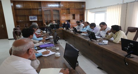 نشست مشترک معاون حفاظت و بهره برداری شرکت آب منطقه ای هرمزگان   با مدیران امور آب شهرستانها