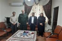 دیدار مهندس شاکری مدیرکل حفاظت محیط زیست با سردار ابوحمزه فرمانده کل سپاه ثارالله استان کرمان