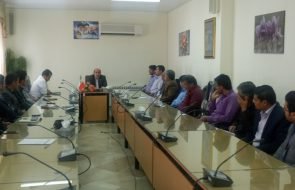 برگزاری جلسه شورای هماهنگی روابط عمومی های ادارات مه ولات با حضور فرماندار این شهرستان