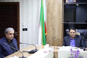 برگزاری جلسه با حضور مهندس علیزاده و رئیس سازمان مدیریت و برنامه ریزی استان