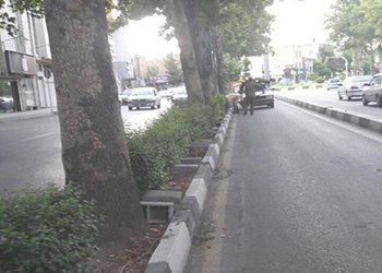 محدوده میدان عدل تا چهارراه عدل نرده گذاری می شود