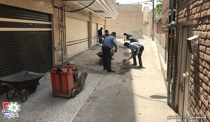 عملیات زیرسازی برای آسفالت‌ریزی شروع شد