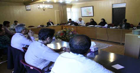 برگزاری جلسه در خصوص نمایشگاه تخصصی سازگاری با کم آبی در شرکت آب منطقه ای زنجان