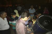 برگزاری کارگاه میدانی رصدماه وسیارات منظومه شمسی ویژه کودکان ونوجوانان دراداره کل حفاظت محیط زیست کرمان به مناسبت هفته محیط زیست