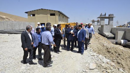 استاندار از طرح آبرسانی به شهر کرمانشاه بازدید به عمل آورد