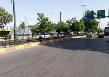 ایمن سازی بلوار شهید با هنر به پایان رسید