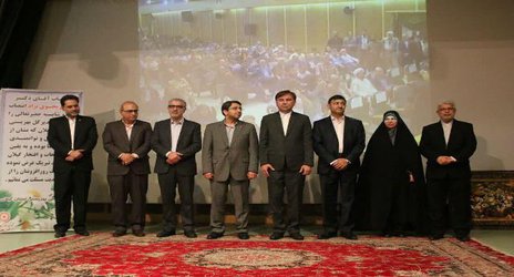 حضور اعضای شورای اسلامی و شهردار رشت در مراسم معارفه مدیر کل جدید بهزیستی گیلان