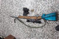 متخلف حرفه ای شکار و صید قبل از شلیک به سمت حیات وحش در دام ماموران یگان حفاظت محیط زیست شهرستان کرمان گرفتار شد