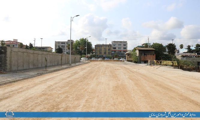 روند پیشرفت احداث خیابان جانباز شهید آملی