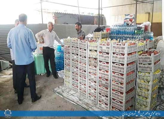 تهیه و ارسال بخشی از اقلام مورد نیاز جهت پذیرایی از زائران اربعین حسینی