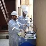 قلیایی شویی واحد ۲ نیروگاه طوس توسط امور شیمی با همکاری و هماهنگی امورهای بهره برداری و مکانیک در تعمیرات نیمه اساسی انجام شد