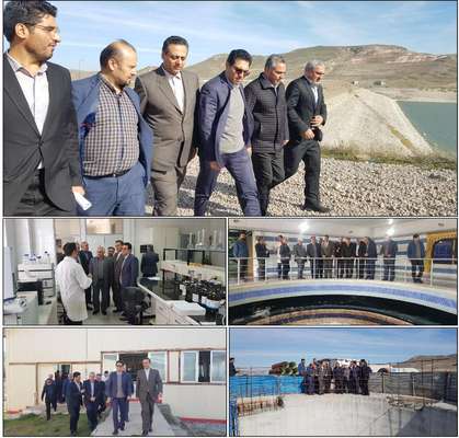 مدیرعامل شرکت آب منطقه ای اردبیل از تاسیسات و تصفیه خانه آب...