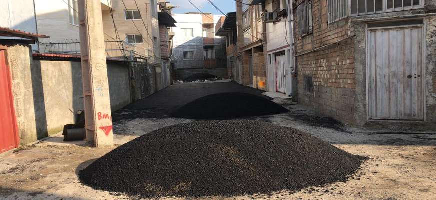 آسفالت/ هدایت آب های سطحی / ارائه خدمات شهری