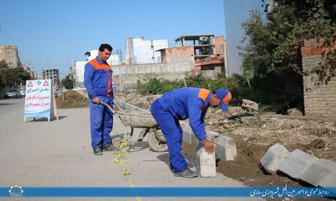 اجرای پروژه های متنوع عمرانی با استفاده از ظرفیت داخلی سازمان