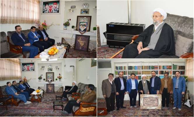 ديدار با خانواده شهید احمد حیدری در گرامیداشت هفته بسیج
