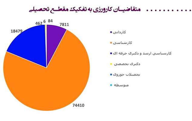 لیسانسه‌ها بیشترین متقاضی دوره‌های کارورزی