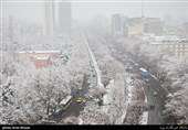 بارش برف در جاده های ۱۹ استان