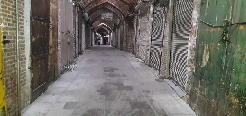 سنگفرش پشت بازار امیر تکمیل شد