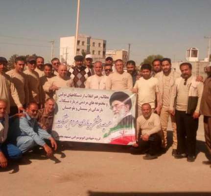 حضور اتوبوس مهربانی شهرداری مشهد درسیستان وبلوچستان