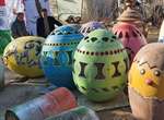 آماده سازی المان های نوروزی به مناسبت استقبال از سال جدید