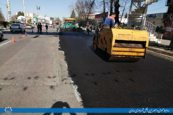 بهسازی و آسفالت معابر  انجام شد