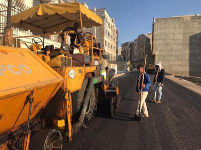 عملیات روکش مکانیکی آسفالت در ناصرآباد ادامه دارد