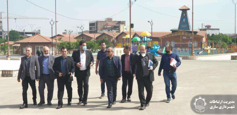 بازدید شهردار ساری از روند پیشرفت احداث بوستان بانوان