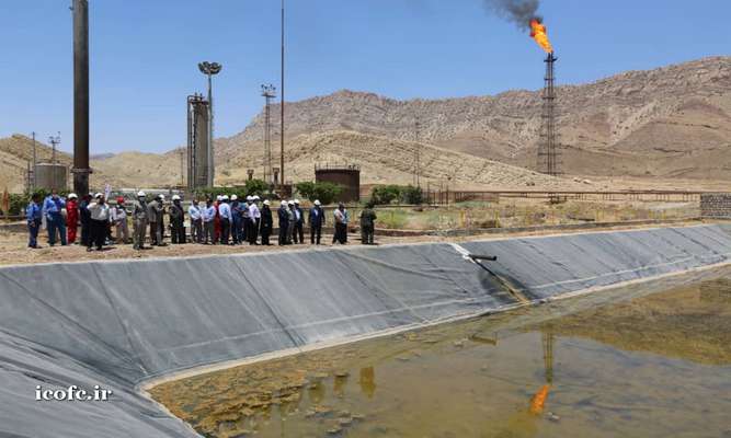 بهربرداری ازلاگون تبخیری و گودال API واحد نفتی سرکان در استان لرستان