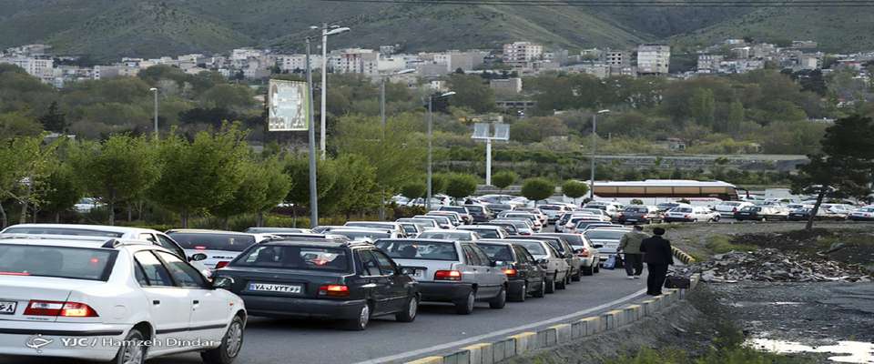 وضعیت تردد در محور‌های مواصلاتی در ۱۲ تیر