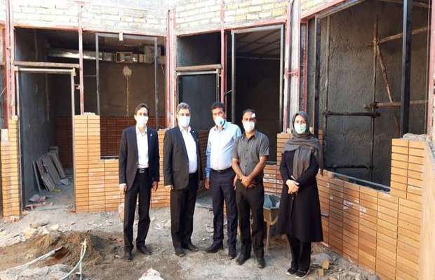 بازدید عضو شورای مرکزی نظام مهندسی از روند اجرای پروژه ساخت دفتر نمایندگی بافت