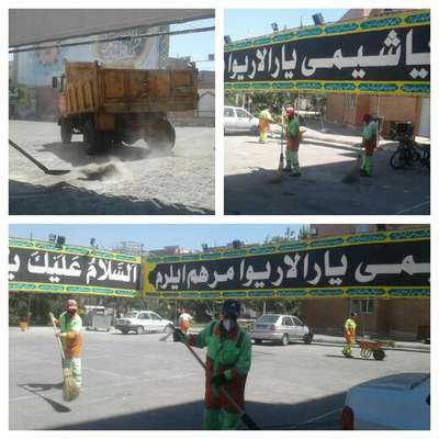 انجام پاکسازی اساسی محلات و مقابل اماکن مذهبی