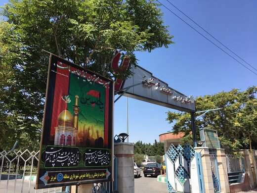 فضای شهری غرب تبریز سیاه پوش شد