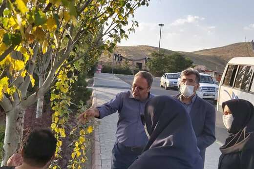 بازدید هیئت ارزیابی سازمان سیما، منظر و فضای سبز شهرداری از حوزه فضای سبز منطقه ۲