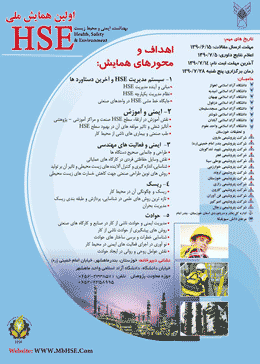اولین همایش ملی بهداشت، ایمنی و محیط زیست (HSE)