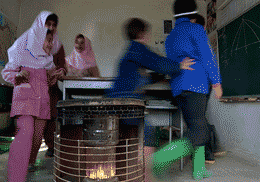 بخاری نفتی در کمین جان دانش آموزان چمه بن