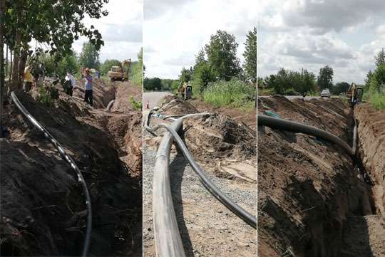 پیشرفت 70 درصدی پروژه آبرساني روستاهاي خط ساحلي آبفای لاهیجان