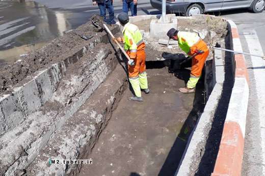 لایروبی و پاکسازی آبروهای شهرک یاغچیان