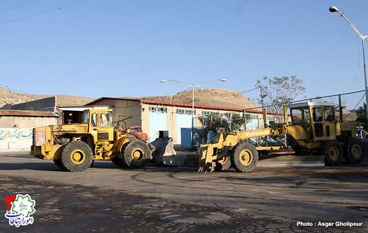 ماشین آلات زمستانی تجهیز شد