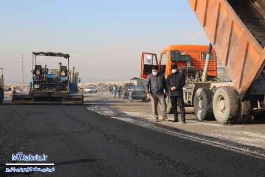 آغاز عملیات آسفالت‌ریزی راه دسترسی شهرک مدنی به اتوبان کسایی